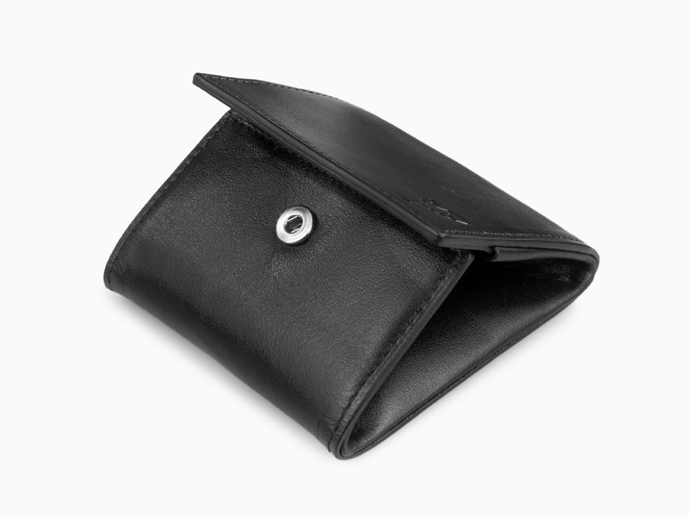 Monedero Tibaldi Leather, Negro, Piel, Algodón, LTM-CP