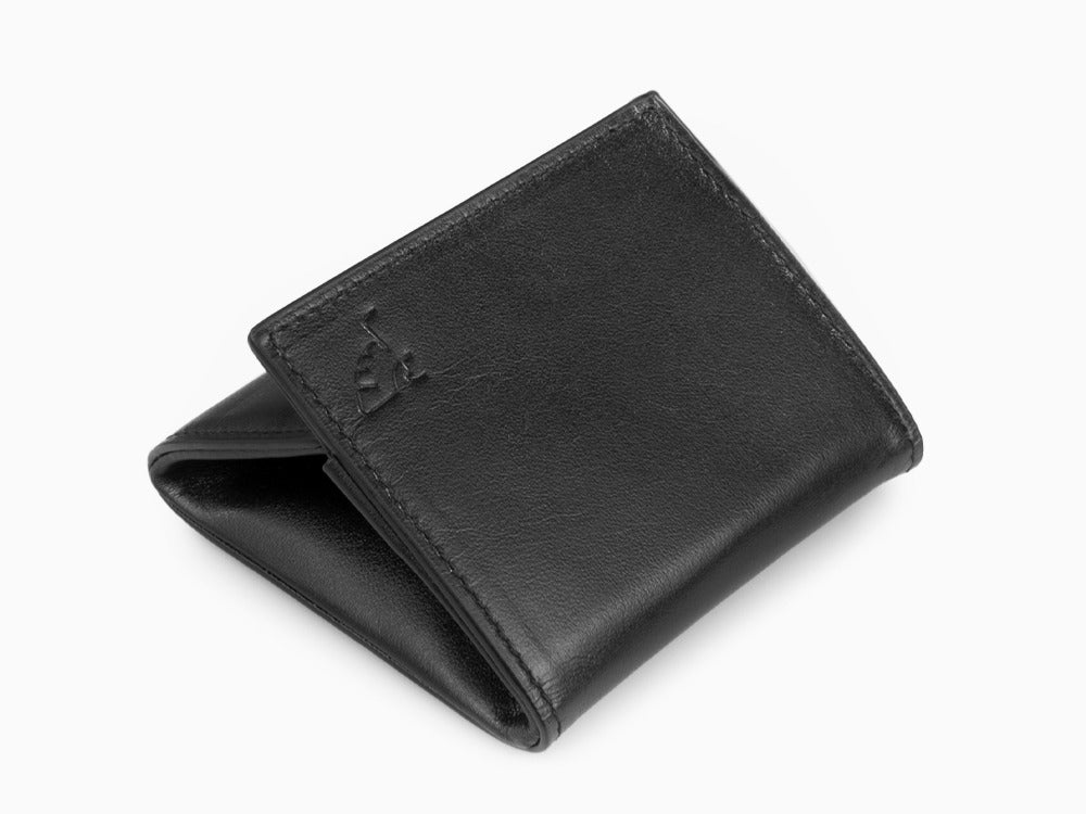 Monedero Tibaldi Leather, Negro, Piel, Algodón, LTM-CP