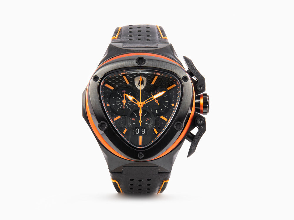 Reloj de Cuarzo Tonino Lamborghini Spyder X Naranja, 53 mm, Cronógrafo, T9XB