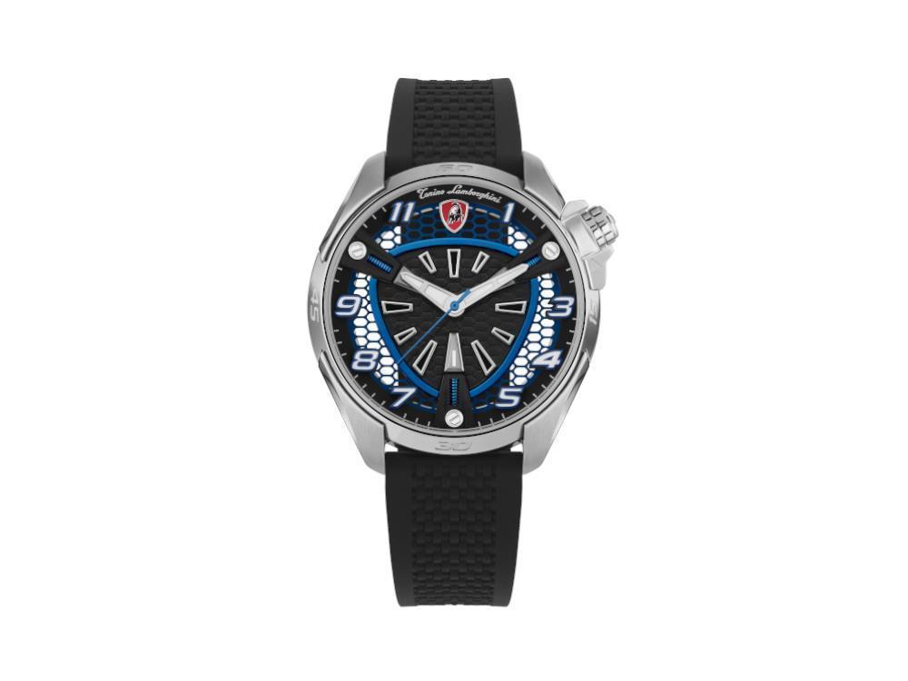 Reloj de Cuarzo Tonino Lamborghini Shock Abs, Azul, 42 mm, TLABSB-SS-R
