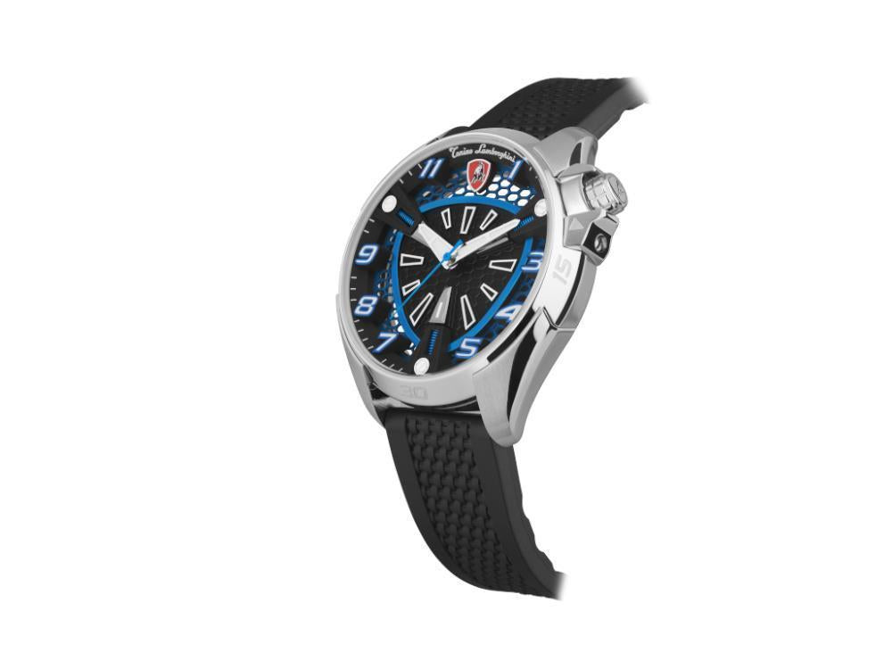 Reloj de Cuarzo Tonino Lamborghini Shock Abs, Azul, 42 mm, TLABSB-SS-R