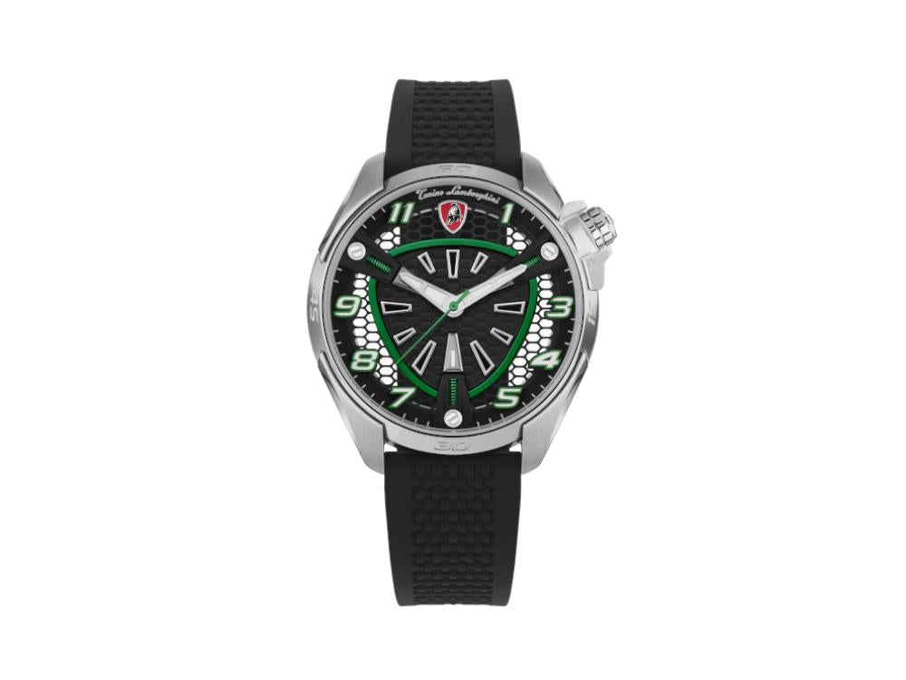 Reloj de Cuarzo Tonino Lamborghini Shock Abs, Verde, 42 mm, TLABSG-SS-R