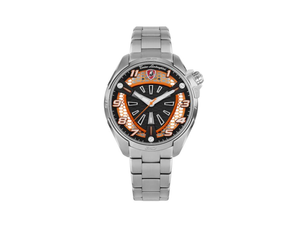 Reloj de Cuarzo Tonino Lamborghini Shock Abs, 42 mm, Brazalete, TLABSO-SS-B