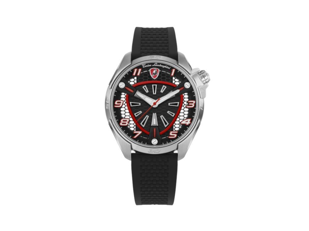 Reloj de Cuarzo Tonino Lamborghini Shock Abs, Rojo, 42 mm, TLABSR-SS-R