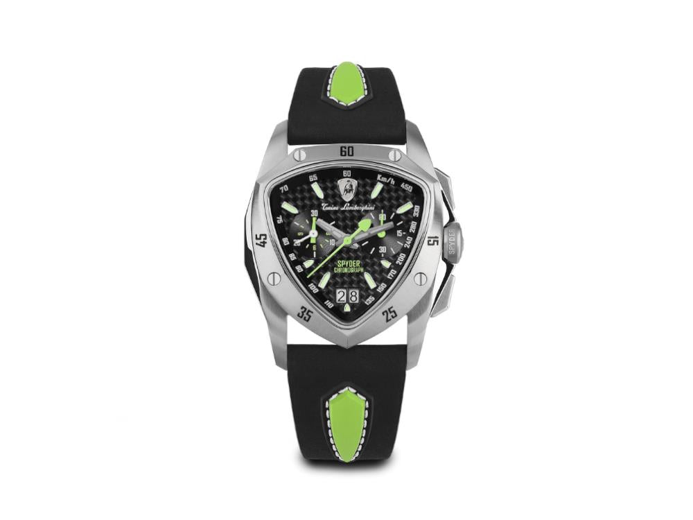 Reloj de Cuarzo Tonino Lamborghini New Spyder Green, 43 mm, Crono, TLF-A13-3