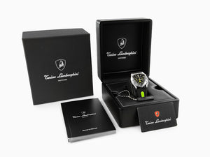 Reloj de Cuarzo Tonino Lamborghini New Spyder Green, 43 mm, Crono, TLF-A13-3