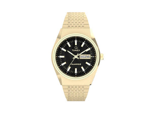 Reloj de Cuarzo Timex Q Timex Falcon Eye, PVD Oro, Negro, 38 mm, TW2W62500