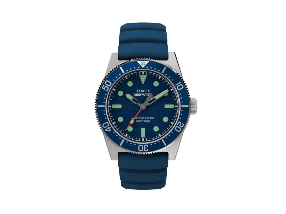 Reloj de Cuarzo Timex DeepWater Reef 200, Azul, 41 mm, TW2W74600