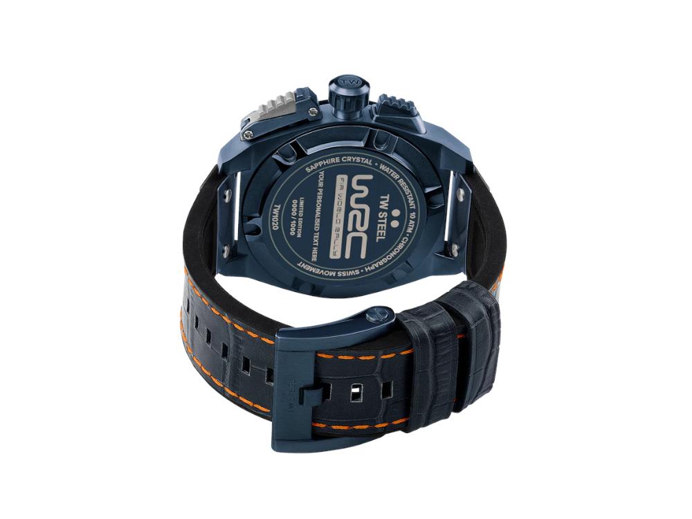 Reloj de Cuarzo TW Steel WRC, Azul, 46 mm, Edición Limitada, TW1020