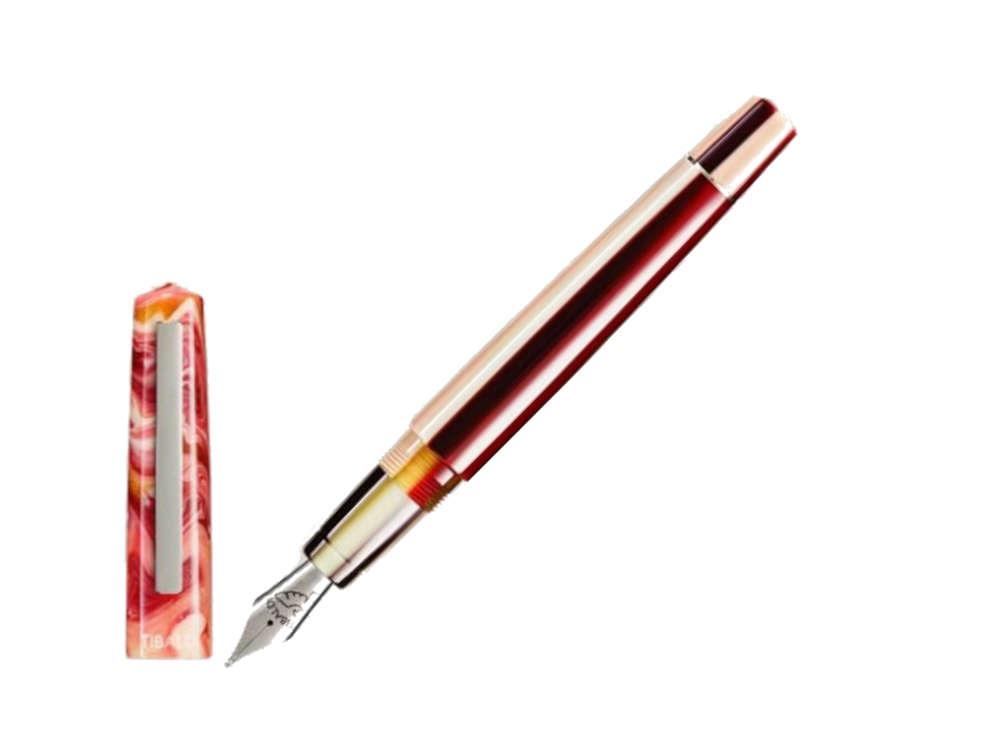 Pluma Estilográfica Tibaldi Infrangibile Russet Red, Rosa, INFR-359-FP