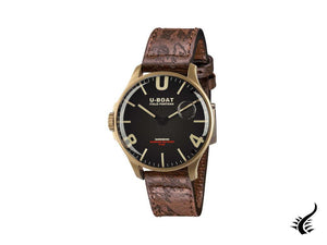 Reloj de Cuarzo U-Boat Capsoil Darkmoon IP Bronce, Negro, 44 mm, 8467/A