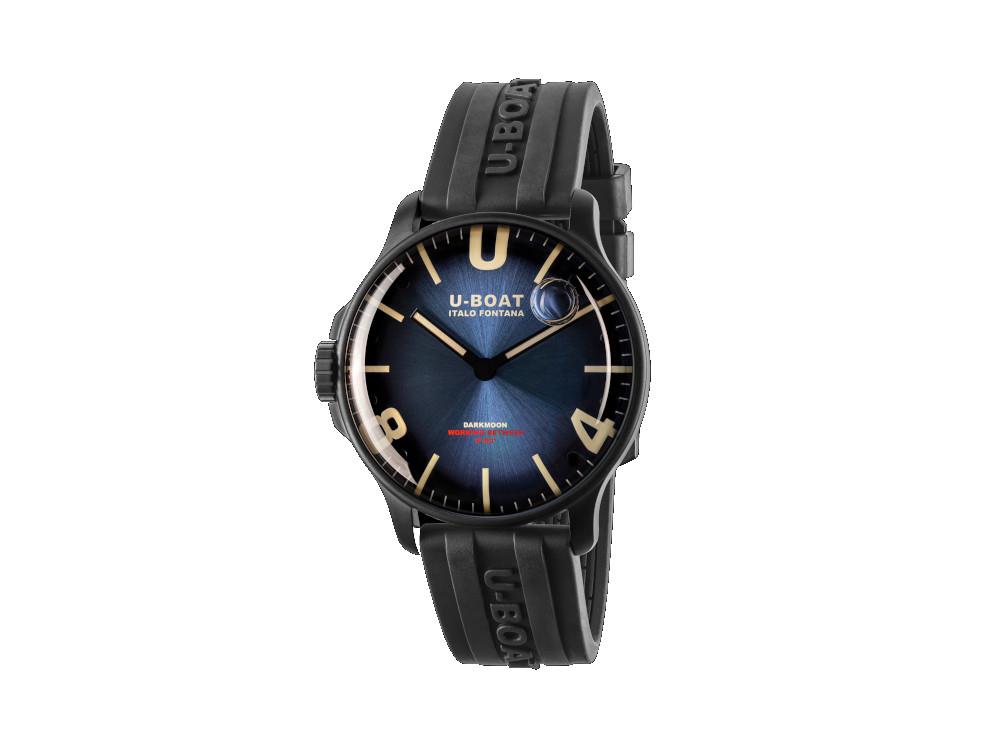 Reloj de Cuarzo U-Boat Capsoil Darkmoon Soleil Blue IPV, 44 mm, 8700