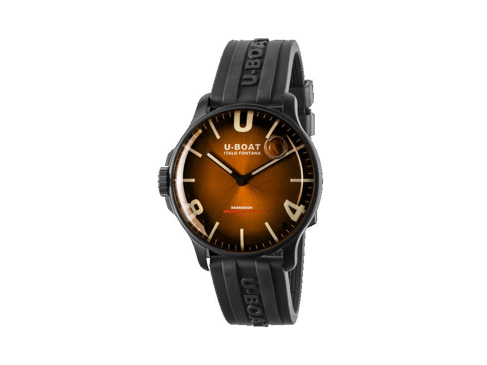 Reloj de Cuarzo U-Boat Capsoil Darkmoon Soleil Brown IPV, 44 mm, 8699