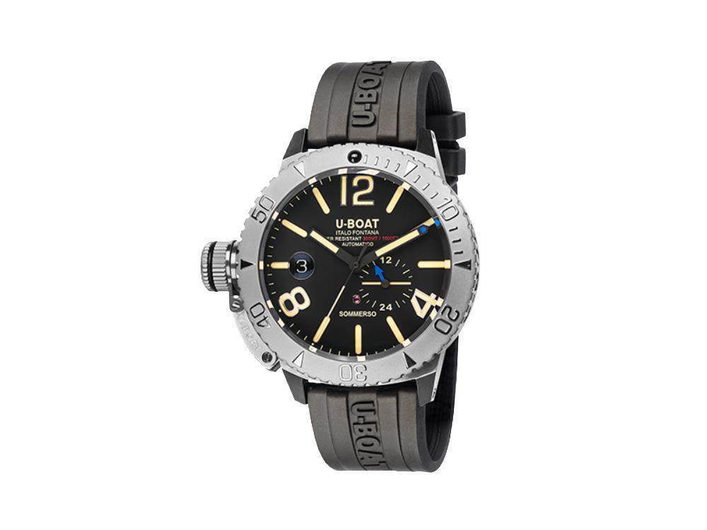 Reloj Automático U-Boat Classico Sommerso, Negro, 46 mm, 30 atm, 9007/A