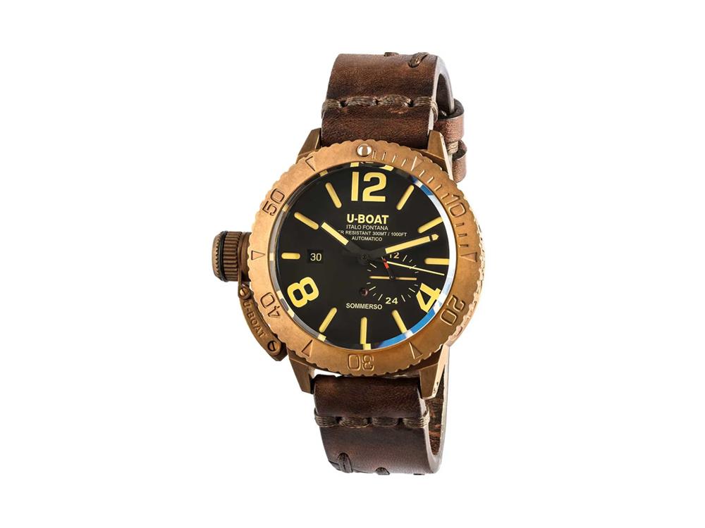 Reloj Automático U-Boat Classico Sommerso, Bronce, Negro, 46 mm, 8486