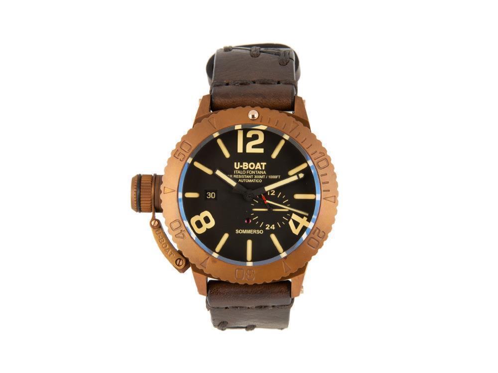 Reloj Automático U-Boat Classico Sommerso, Bronce, Negro, 46 mm, 8486