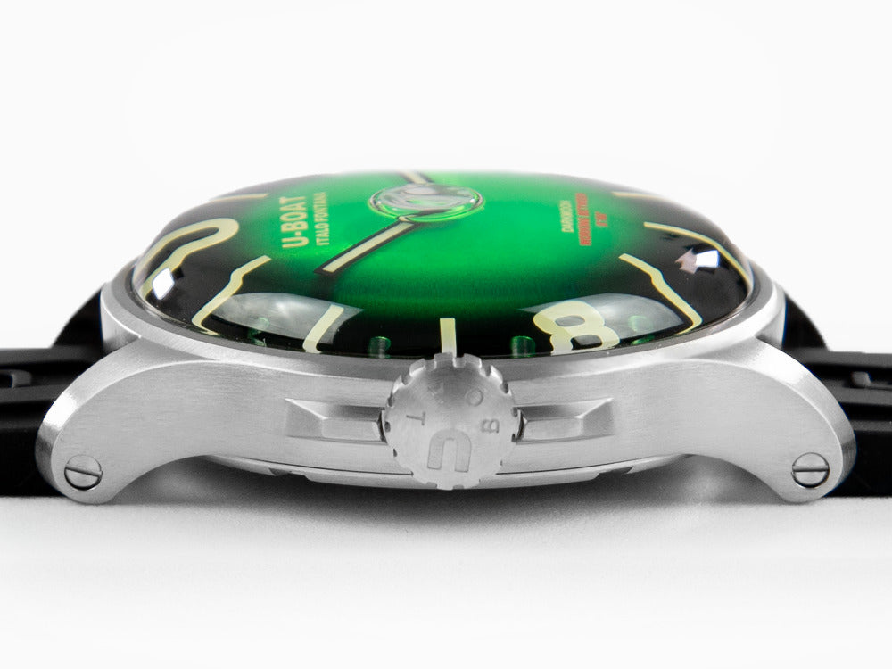 Reloj de Cuarzo U-Boat Capsoil Darkmoon Soleil Green SS, 44 mm, 8702/B