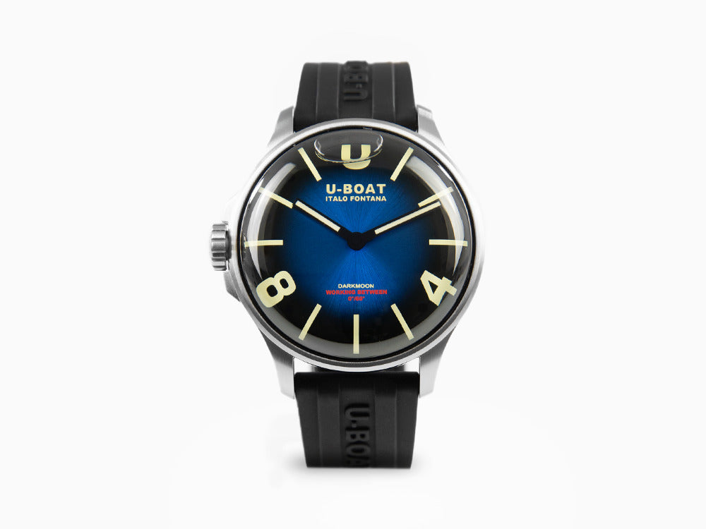 Reloj de Cuarzo U-Boat Capsoil Darkmoon Soleil Blue SS, 44 mm, 8704