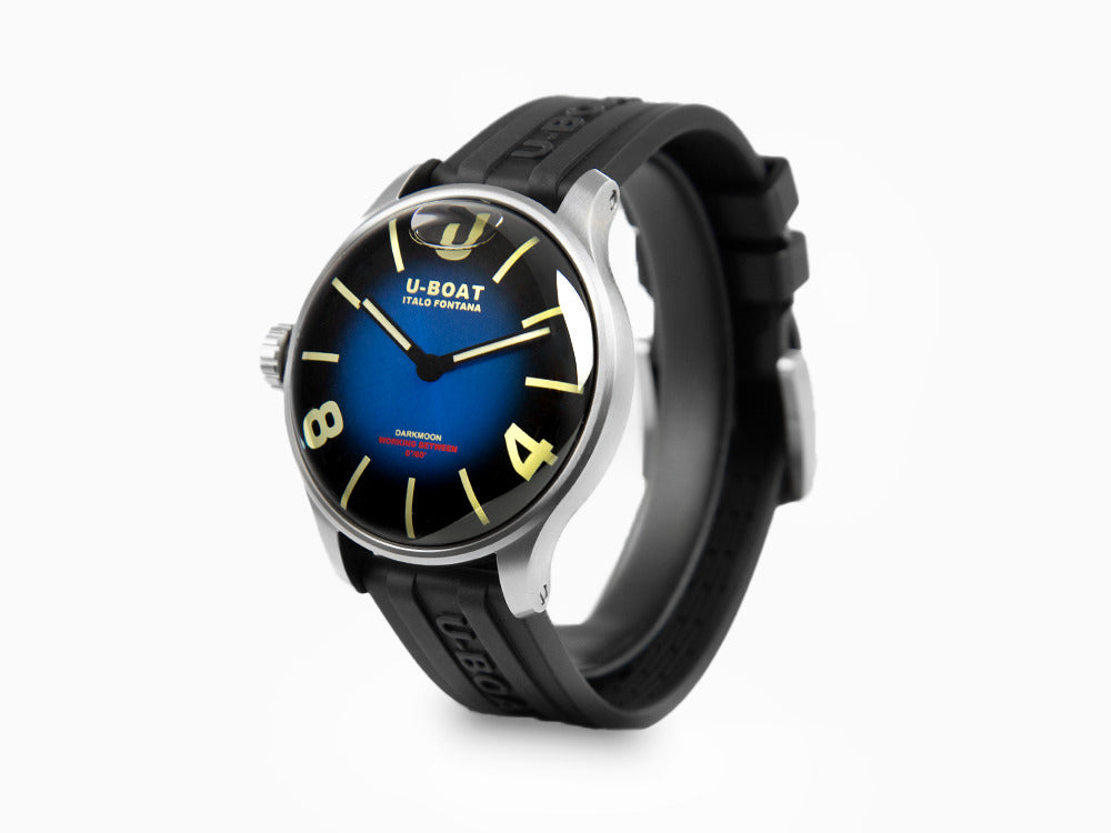 Reloj de Cuarzo U-Boat Capsoil Darkmoon Soleil Blue SS, 44 mm, 8704