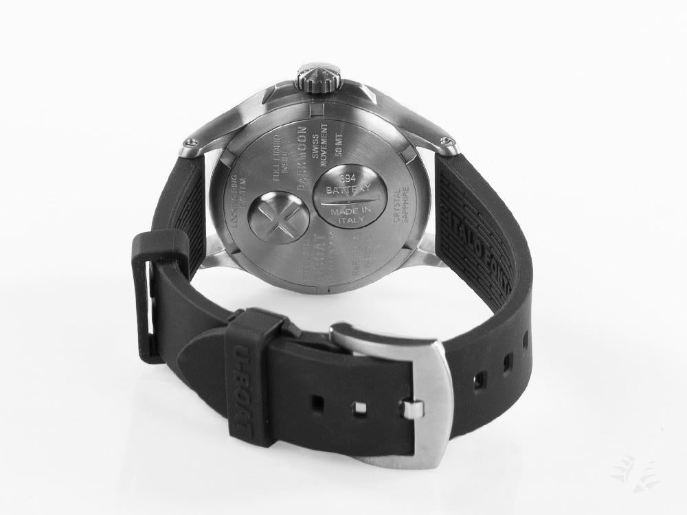 Reloj de Cuarzo U-Boat Capsoil Darkmoon, Acero Inoxidable, 40 mm, Negro, 9018