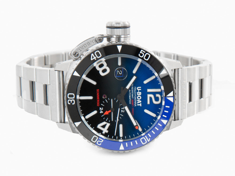 Reloj Automático U-Boat Classico Sommerso Ghiera Ceramica Blue, 46 mm, 9519/MT