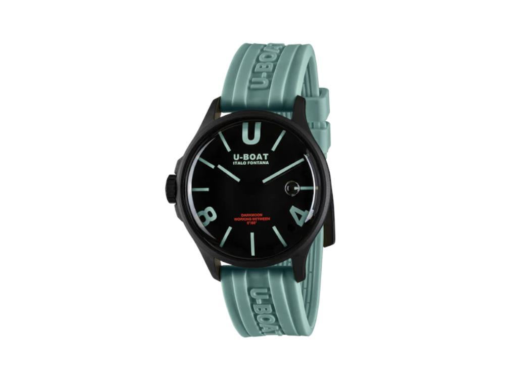 Reloj de Cuarzo U-Boat Capsoil Darkmoon Aquamarine Curve, 44 mm, Negro, 9526