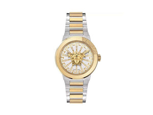 Reloj de Cuarzo Versace Medusa Infinite, PVD Oro, Blanco, 38 mm, VE3F00823