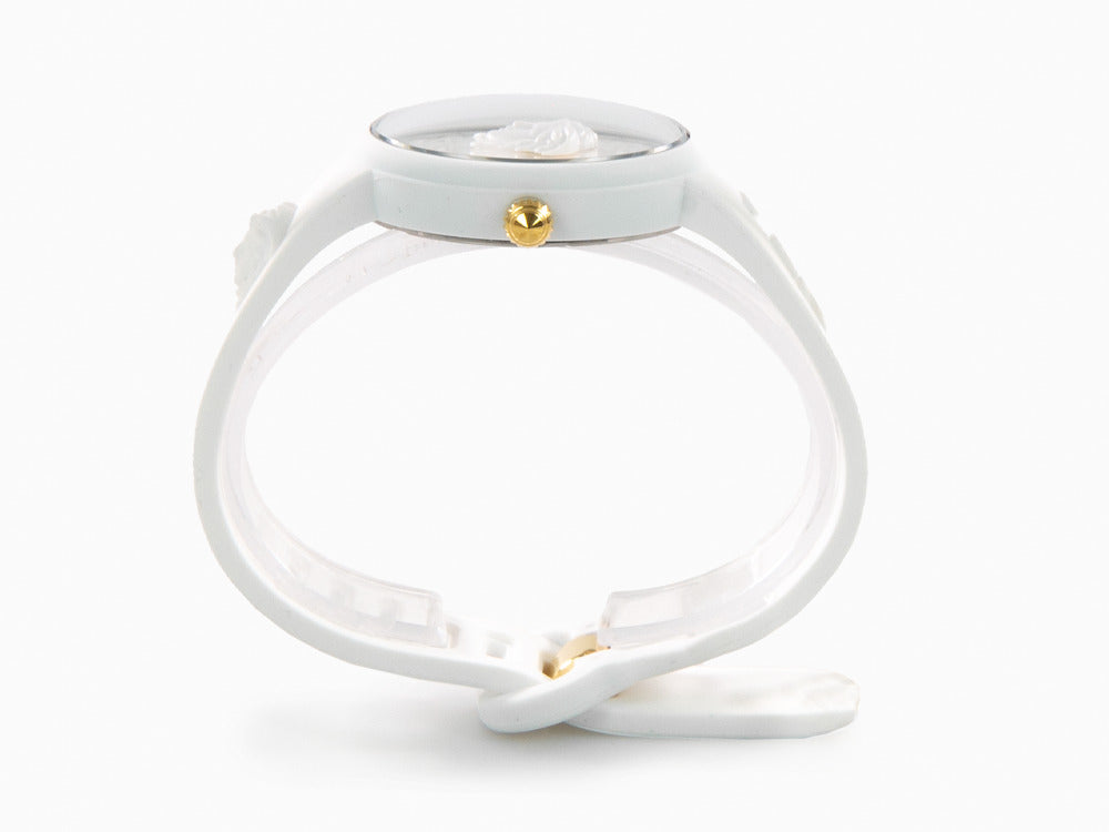 Reloj de Cuarzo Versace Medusa Pop, Silicona, Blanco, 39 mm, VE6G00123