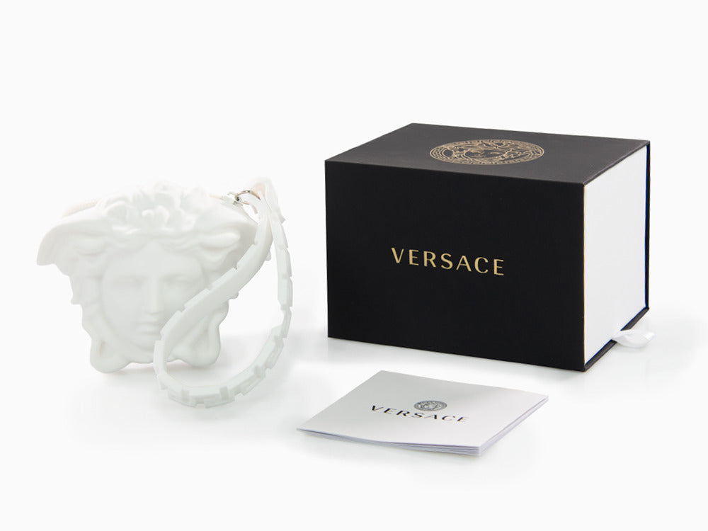 Reloj de Cuarzo Versace Medusa Pop, Silicona, Blanco, 39 mm, VE6G00123