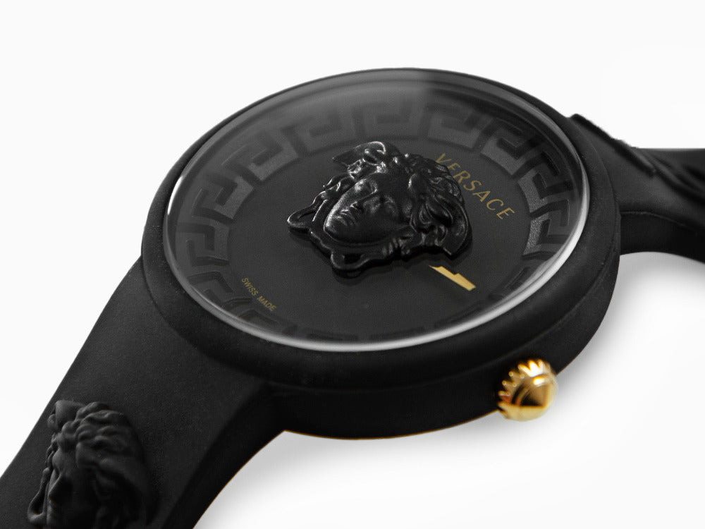 Reloj de Cuarzo Versace Medusa Pop Silicona Negro 39 mm