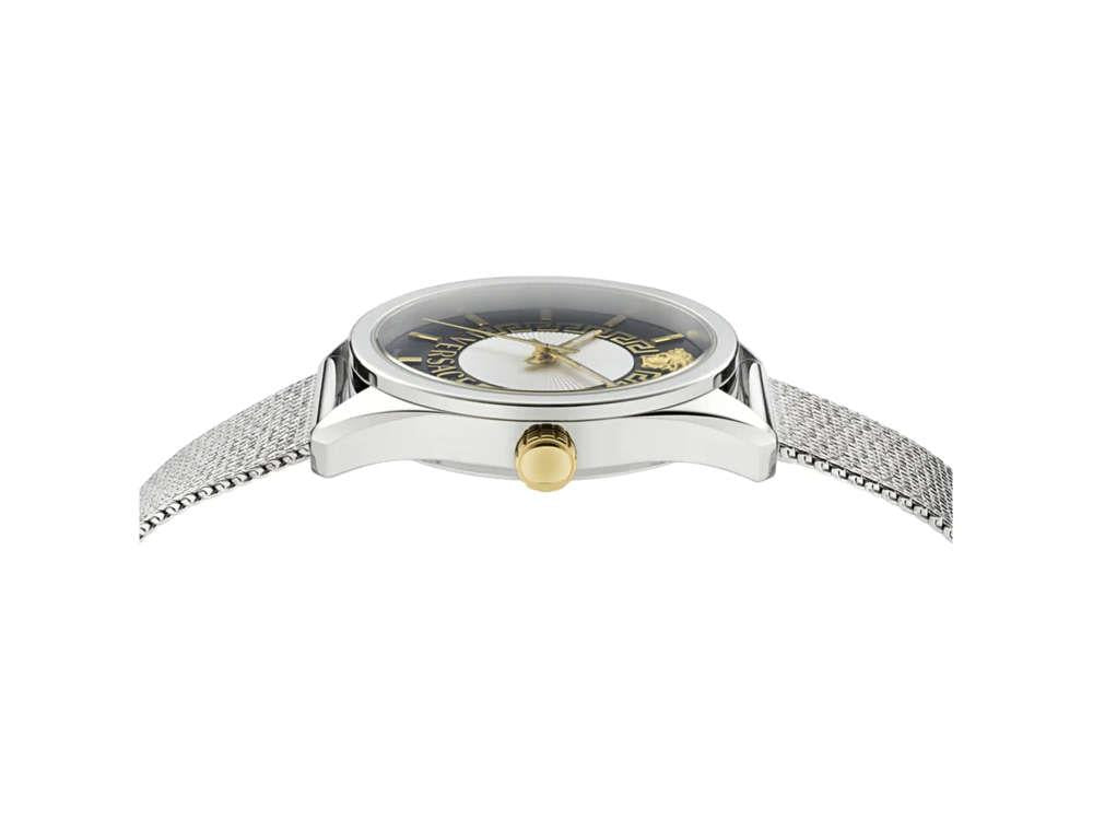 Reloj de Cuarzo Versace New V Circle, 36 mm, Cristal de Zafiro, VE8A00324