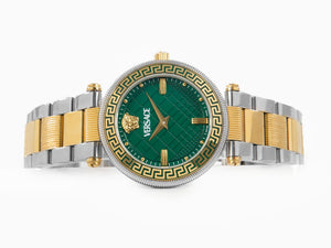 Reloj de Cuarzo Versace Reve, PVD Oro, Verde, 35 mm, Cristal  Zafiro, VE8B00524