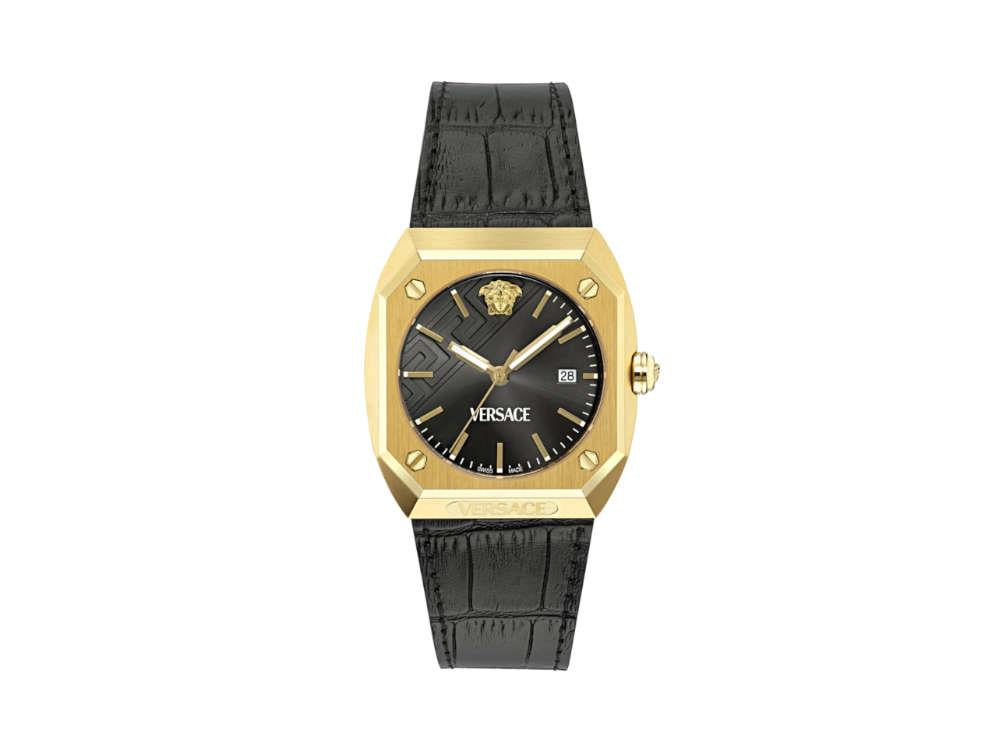 Reloj de Cuarzo Versace Antares, PVD Oro, Negro, 44 x 41.5 mm, VE8F00224