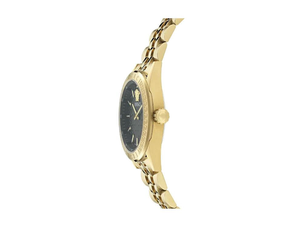 Reloj de Cuarzo Versace V-Code Lady, PVD Oro, Negro, 36 mm, Zafiro, VE8I00724