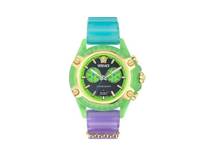 Reloj de Cuarzo Versace Icon Active Chrono, Policarbonato, 44 mm, VE8P00524