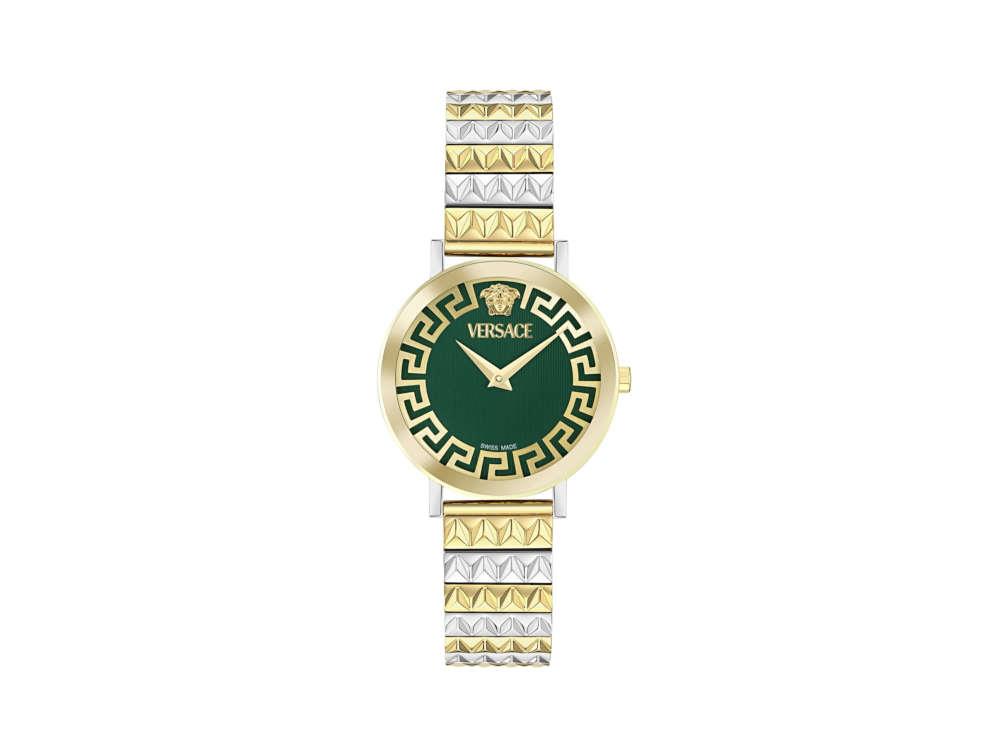 Reloj de Cuarzo Versace Daedalus, Verde, 35 mm, Cristal de Zafiro, VE9A00424