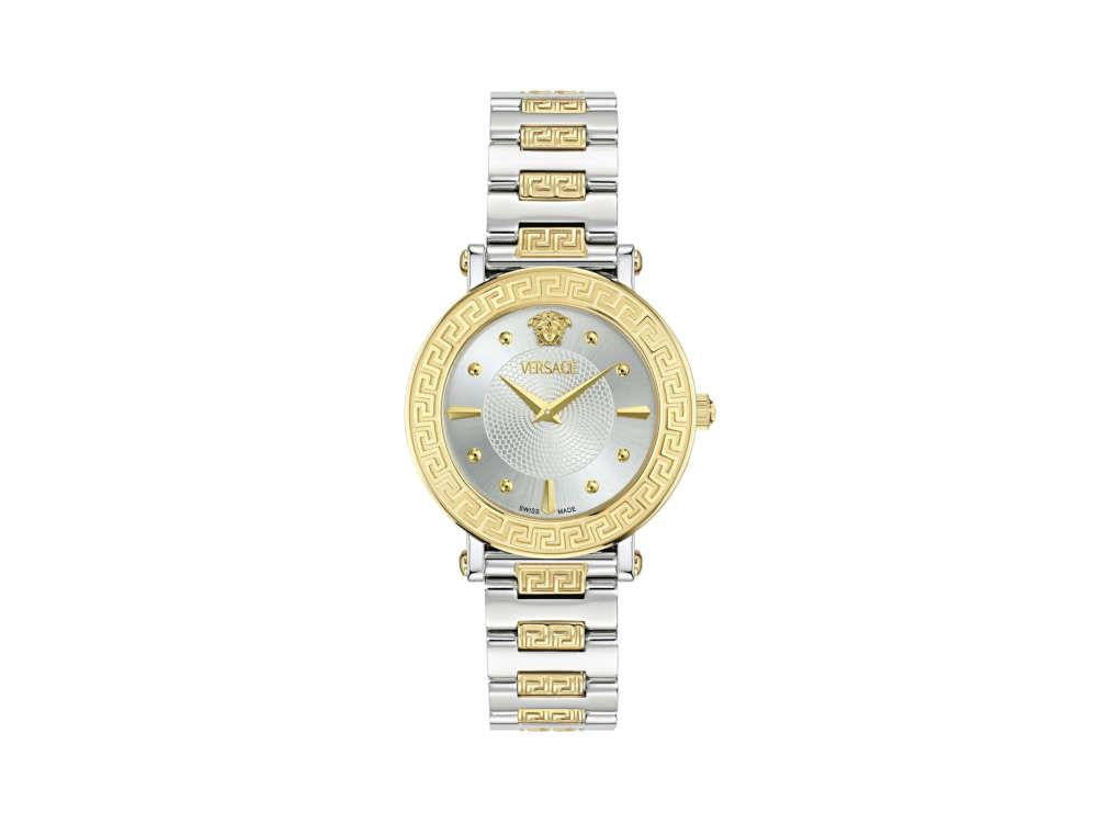 Reloj de Cuarzo Versace Greca Sphere, Plata, 35 mm, Cristal de Zafiro, VE9C00524