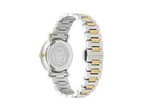 Reloj de Cuarzo Versace Greca Sphere, Plata, 35 mm, Cristal de Zafiro, VE9C00524