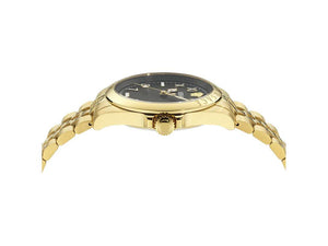 Reloj de Cuarzo Versace Anteo, PVD Oro, Negro, 41 mm, Cristal Zafiro, VE9H00624