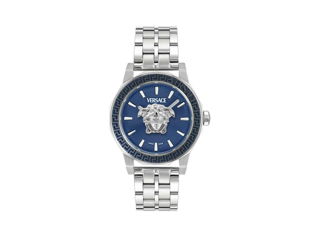 Reloj de Cuarzo Versace Medusa Deco Gent, Azul, 43 mm, VE9I00324