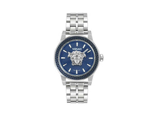 Reloj de Cuarzo Versace Medusa Deco Gent, Azul, 43 mm, VE9I00324