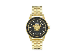 Reloj de Cuarzo Versace Medusa Deco Gent, Negro, 43 mm, VE9I00424