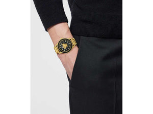 Reloj de Cuarzo Versace Medusa Deco Gent, Negro, 43 mm, VE9I00424