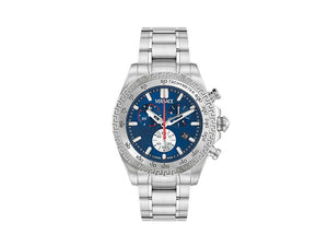 Reloj de Cuarzo Versace Chrono X, Acero reciclado, Azul, 44 mm, VE9K00324