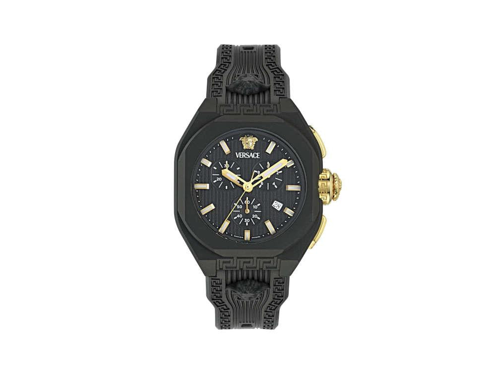 Reloj de Cuarzo Versace Legend Chrono, Ecocerámica, Negro, 44 mm, VE9L00124