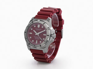 Reloj de Cuarzo Victorinox I.N.O.X., Rojo, 45 mm, Correa de caucho, V241736