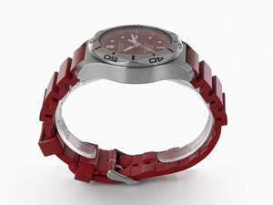 Reloj de Cuarzo Victorinox I.N.O.X., Rojo, 45 mm, Correa de caucho, V241736