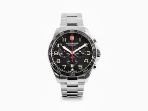 Reloj de Cuarzo Victorinox Fieldforce, Negro, 42 mm, Cronógrafo, V241855