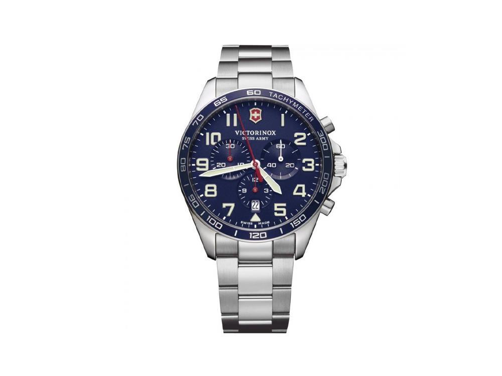 Reloj de Cuarzo Victorinox Fieldforce, Azul, 42 mm, Cronógrafo, V241857