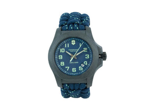 Reloj de Cuarzo Victorinox I.N.O.X. Carbon, Azul, 43 mm, Paracord, V241860